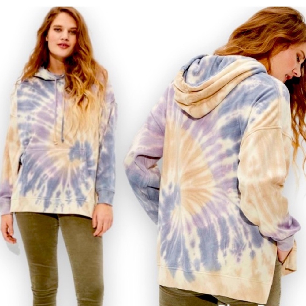 American Eagle Ahh-Mazingly‎ Soft Jegging Fit Tie Dye Oversized Hoodie